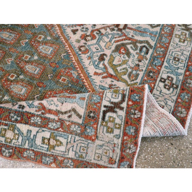 Galerie Shabab Collection Mid-20th Century Persian Malayer Accent Rug For Sale In New York - Image 6 of 7
