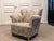 Vintage Danish Wingback Chair with Jacquard Fabric, 1940s For Sale - Image 9 of 13