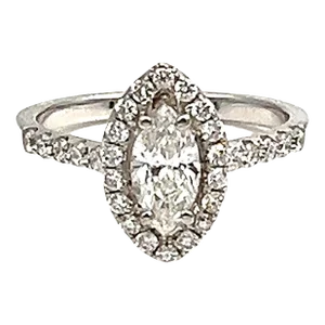 1.38 Ct Marquise Diamond Ring Size 6.5