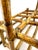 1960s Mid Century Burnt Tortoise Bamboo Wine Rack For Sale - Image 5 of 9