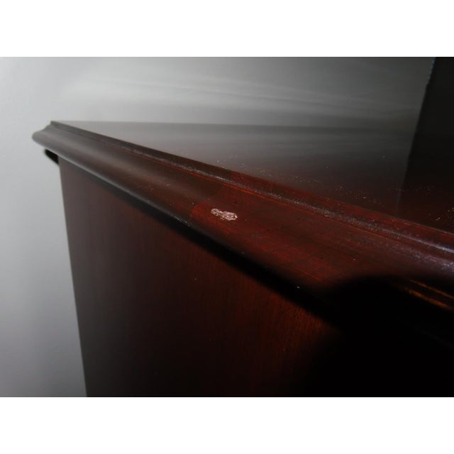 Traditional 1980s Ethan Allen Georgian Court Cherry Nightstand For Sale - Image 3 of 8