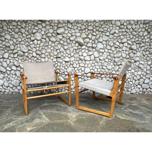 Cicada Safari Chairs by Bengt Ruda for Ikea, Sweden, 1970s, Set of 2 For Sale - Image 13 of 14