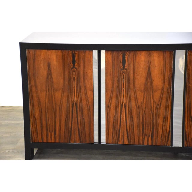 1970s Rosewood and Chrome Dresser For Sale In Boston - Image 6 of 12