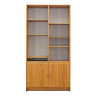 Danish Ash Bookcase, 1970s For Sale