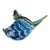 Vintage Murano Style Conch Sea Shell Art Glass Sculpture Figurine For Sale