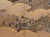 "Sake Brewery", Late Showa Era 1970-1980s Japanese Yamato-E Byobu Screen For Sale In Dallas - Image 6 of 18