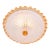 1980s Id Century Murano Barovier & Toso Flush Mount For Sale