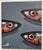 An impressionist oil painting of three sardines, by UK based artist Vivek Mandalia. Frame and hang in your home. 30 x 24...