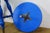 Antique Victorian H Holtzman & Sons Blue Piano Stool Glass Ball & Claw 19" For Sale - Image 15 of 18