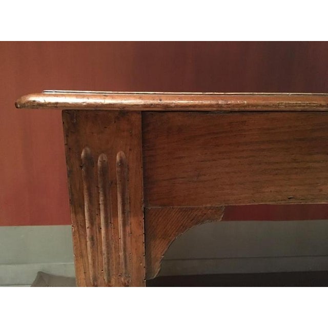 Wood Rustic Pinewood Dining Table with Drawer, Italy For Sale - Image 7 of 18
