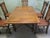 Oak Barley Twist Draw Leaf Table and Chairs, 1890, Set of 7 For Sale - Image 6 of 8