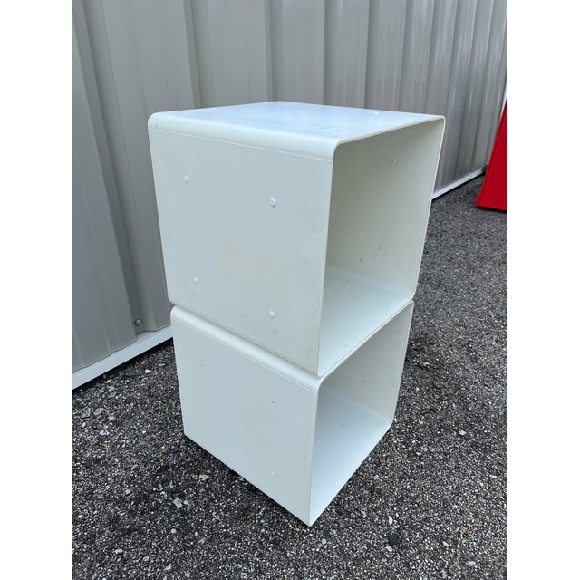 1970s Italian Vintage Pair Mid Century Modern Plastic Modular Drawers ...