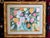 Wood Original Abstract Still Life Floral Bouquet Painting Framed For Sale - Image 7 of 8