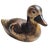 Wood Vintage Sarreid Ltd. Hand-Carved and Painted Italian Wood Duck Sculpture - Design No. 132 For Sale - Image 7 of 12