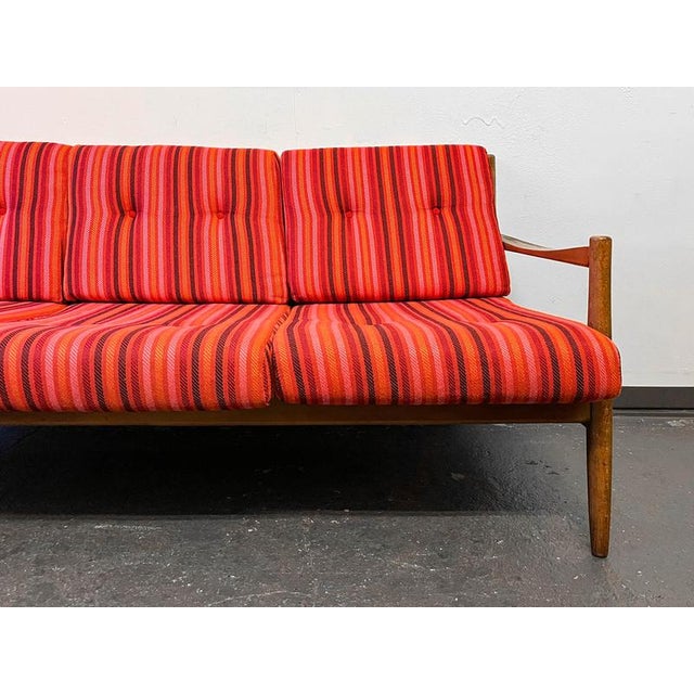 Mid-Century Beech Sofa, 1960s For Sale - Image 10 of 18