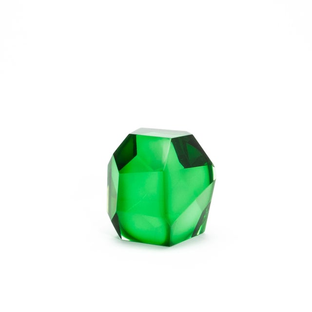 2020s Hand-Blown Murano Diamond Sculpture For Sale - Image 5 of 8