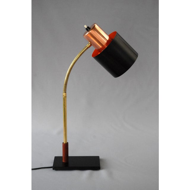 Black Beta Table Lamp by Jo Hammerborg for Fog and Morup, Denmark, 1963 For Sale - Image 8 of 13