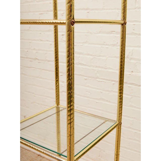 Gold Hollywood Regency Shelf For Sale - Image 9 of 10