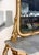 Louis XV Curved Console Table and Mirror in Gilded and Lacquered Wood For Sale - Image 3 of 10