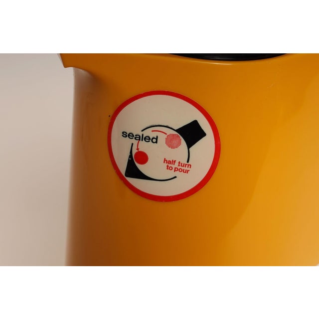 Vintage West German Yellow Insulated Pitcher by Dr. Zimmermann for Busse Design For Sale - Image 11 of 12