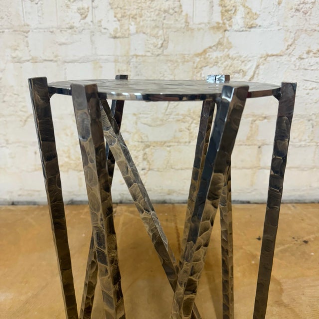 Huck Metal Drink Table For Sale In Cleveland - Image 6 of 9