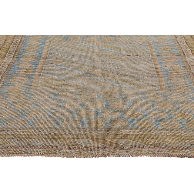 Antique Turkish Oushak Rug, 04'04 X 05'02 For Sale - Image 4 of 10