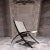 Mid-Century Modern Seagrass Folding Lounge Chair Style Ninfea Gio Ponti For Sale - Image 11 of 13