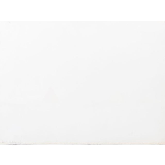 1980s Elfi Schuselka "4 X 5 Triangles" Mixed Media For Sale - Image 5 of 7