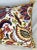 2020s 20" Square Decorative Throw Pillow With a Striking Modern Paisley Floral Pattern With a Needlepoint Look Appearance - Made in the U K For Sale - Image 5 of 12