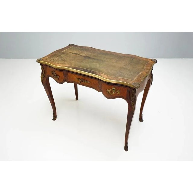 Vintage Wooden Desk, 1940s For Sale - Image 4 of 7