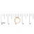 10K Yellow Gold 1/2 Cttw Diamond Three Stone Ring - Size 6.5 For Sale In New York - Image 6 of 6