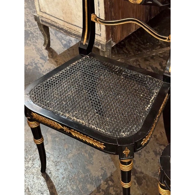 1940s Pair of English Side Chairs For Sale - Image 5 of 5