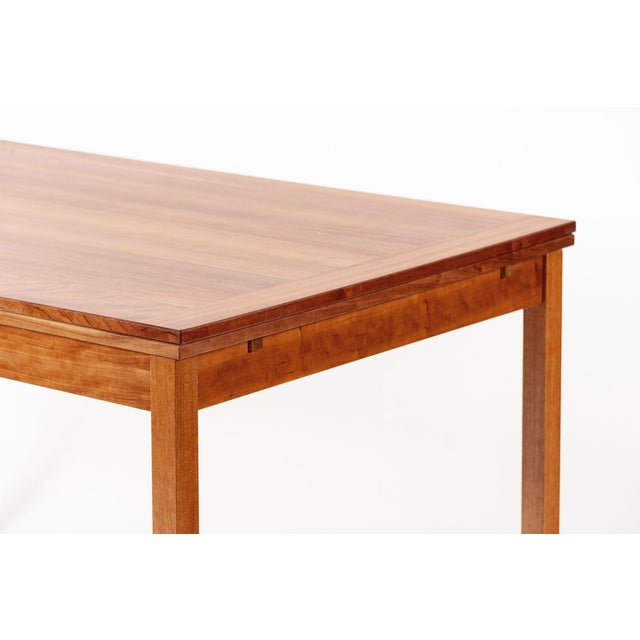 1960s Mid Century Danish Modern Teak Extension Dining Table For Sale - Image 5 of 12
