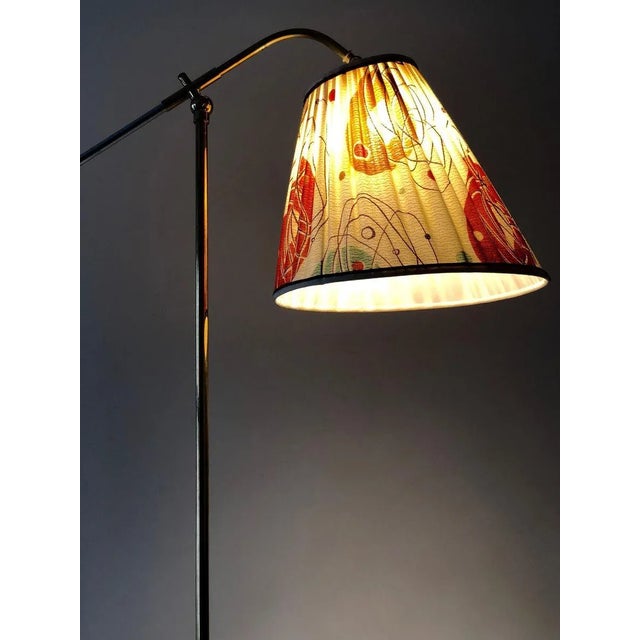 Mid-Century Modern Brass Floor Lamp from Rupert Nikoll, Austria, 1950s For Sale - Image 16 of 17