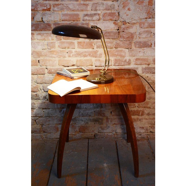 Mid-Century Brass Table Lamp attributed to E. Hillebrand, Germany, 1950s For Sale - Image 10 of 13