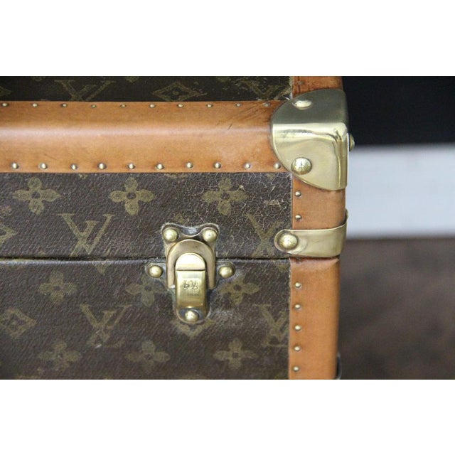 Brown Small Monogram Trunk from Louis Vuitton, 1920 For Sale - Image 8 of 18