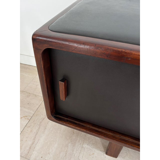 Sideboard Bench in Wood and Leather, Finland, 1950s For Sale - Image 16 of 18