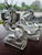 1970s Le Smith Pressed Glass Horse Bookends For Sale - Image 10 of 14