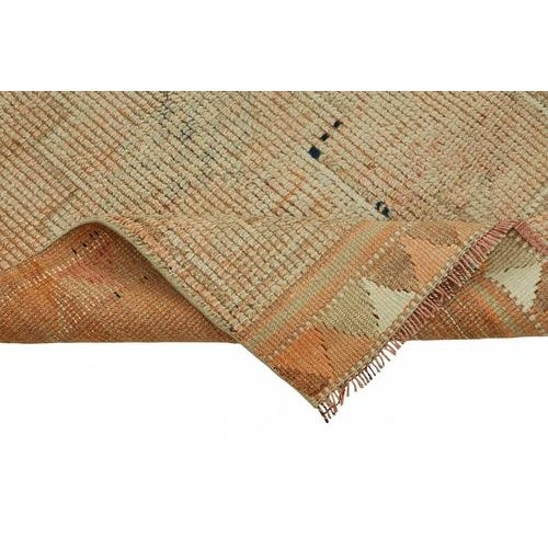 Beige Bohemian Runner Rug For Sale - Image 6 of 7