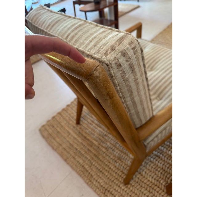 Pair of t.h. Robsjohn-Gibbings Lounge Chairs For Sale - Image 14 of 15