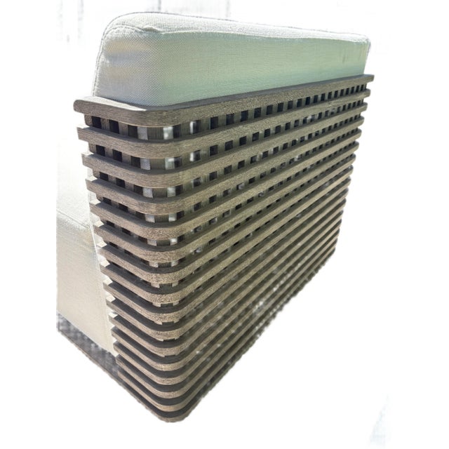 Contemporary RH Trelica Teak Outdoor Lounge Chair For Sale - Image 3 of 11