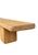 Monumental Solid Teak Wood Bench, Hand-Crafted, Modern Organic, 106" Width For Sale - Image 14 of 14