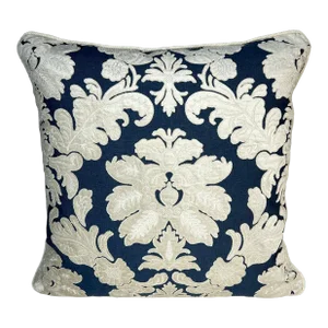 Embroidered & Appliquéd Velvet Pillow
