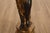 Late 20th Century Neoclassical Style Pair Of Bronze Figural Torchere Floor Lamps For Sale - Image 10 of 18
