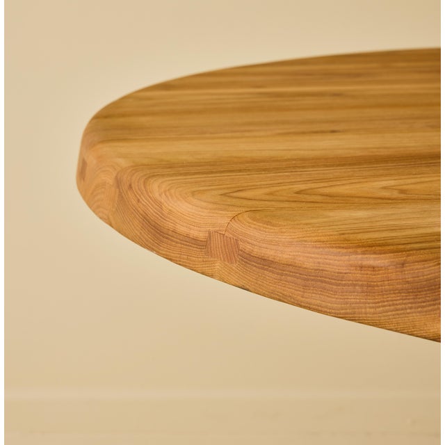 Pierre Chapo Pierre Chapo T21b "Sfax" Elm Table, 1970s For Sale - Image 4 of 10