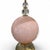 Mid-Century Modern Pink and Smoked Murano Glass Sphere Lamps, 1970s, Set of 2 For Sale - Image 3 of 5