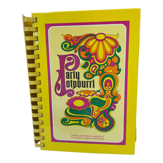 1993 Copy of Original 1971 “Party Potpourri” Cookbook by the Junior League of Memphis For Sale