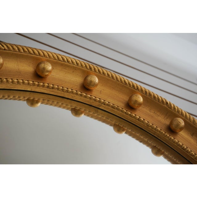 1990s Friedman Brothers Gilt Bullseye Mirror For Sale - Image 5 of 8