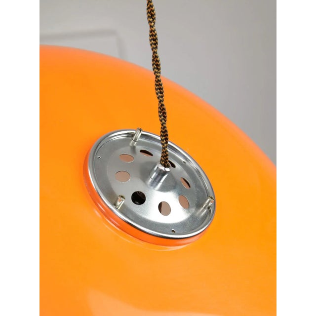 Rare Large Medusa Pendant Lamp in Orange from Guzzini, 1970s For Sale - Image 15 of 18