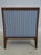 Baker Furniture Company Baker French Empire Style Blue Upholstered Bergère Chair For Sale - Image 4 of 18